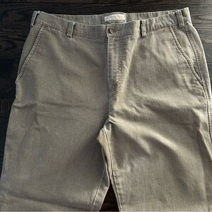 The Territory Ahead Men’s Khaki Chinos 38x34 Big & Tall Classic Business Casual